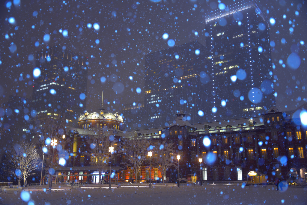 東京雪景色3