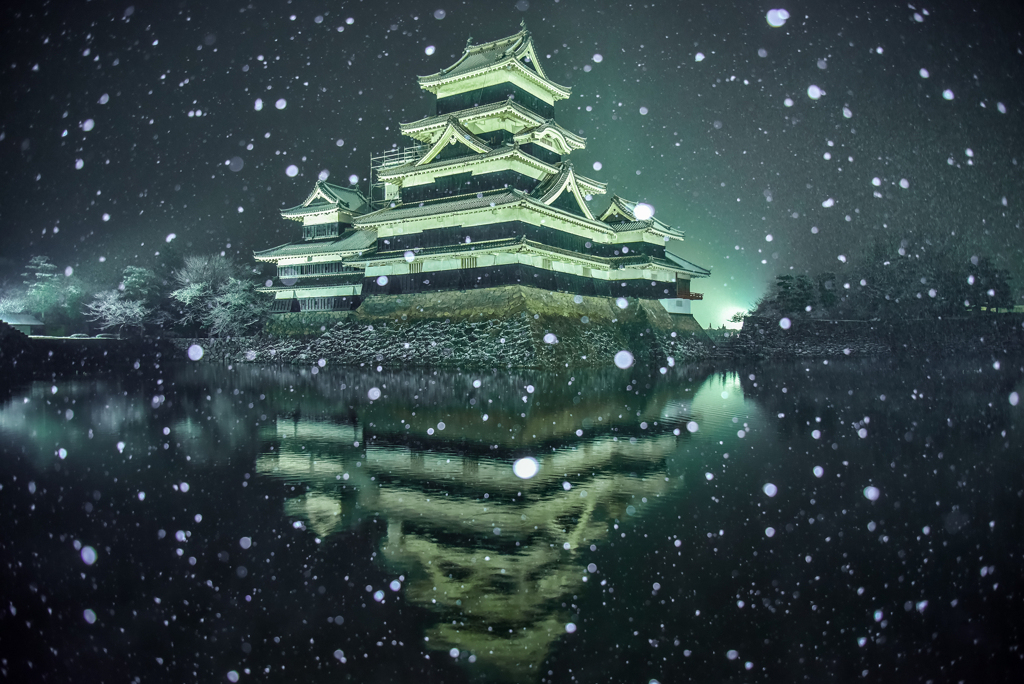 松本城の雪景色(過去作)