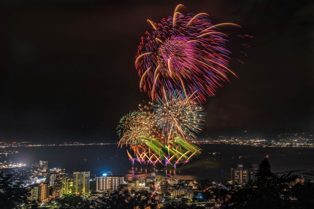 諏訪湖祭湖上花火大会(速報版)