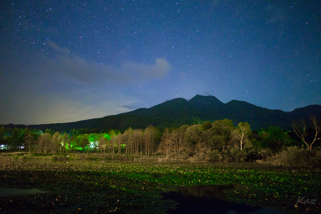 いもり池と妙高山