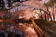 屋台の明かり