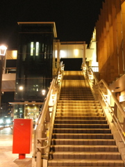 狭山市駅の夜