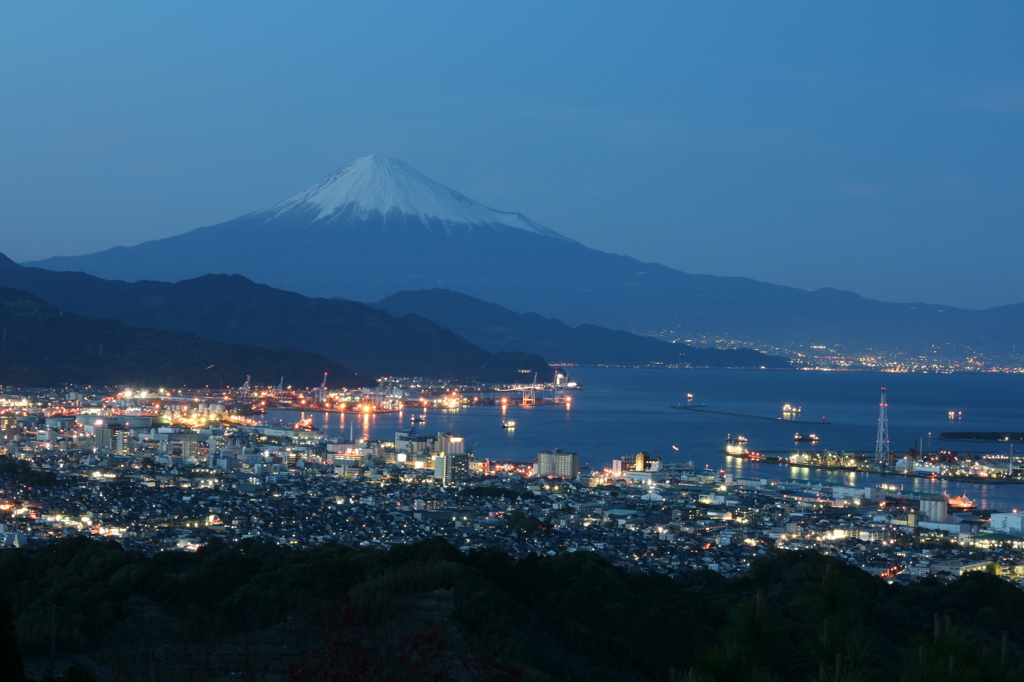 日本平 富士山 夜景