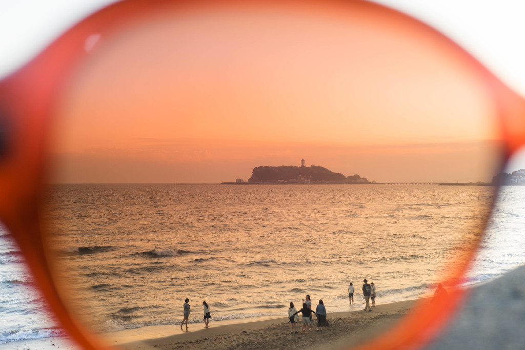 Sunset through the sunglasses