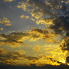 夕日