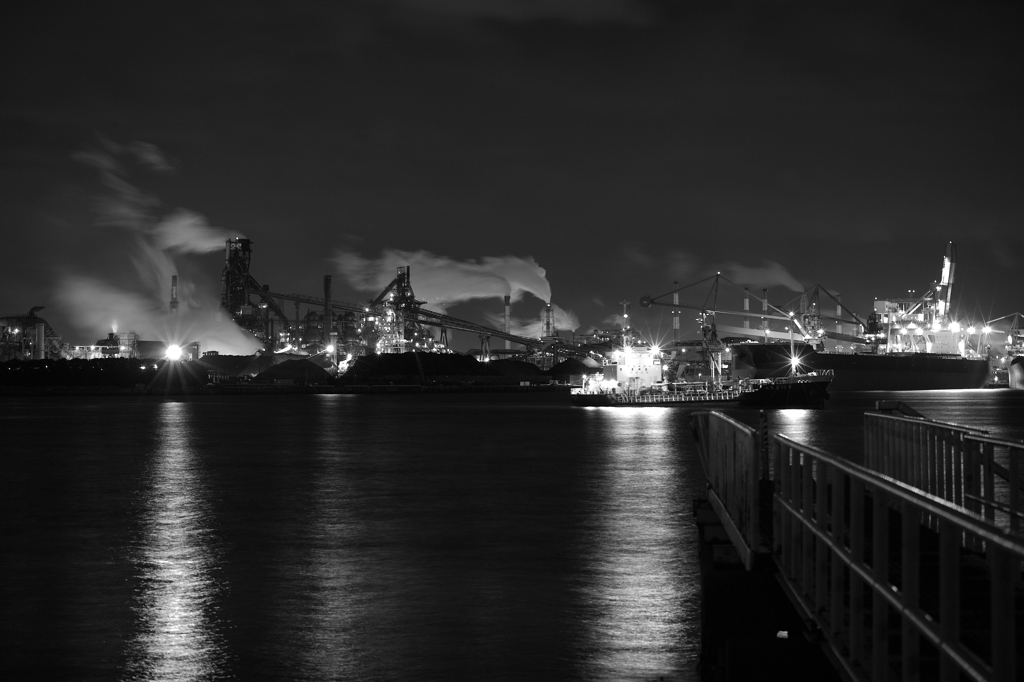 名港 at night#5