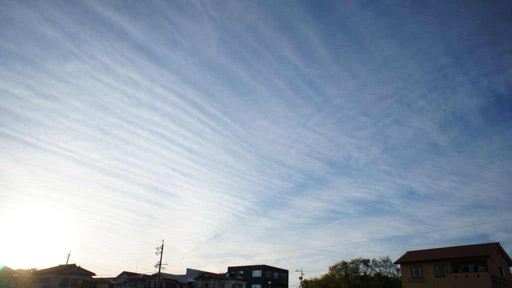 今日の空