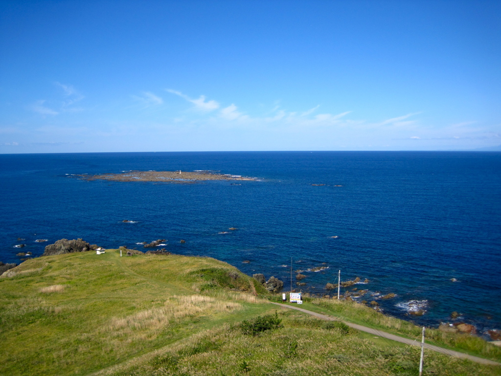 入道崎灯台から西を！