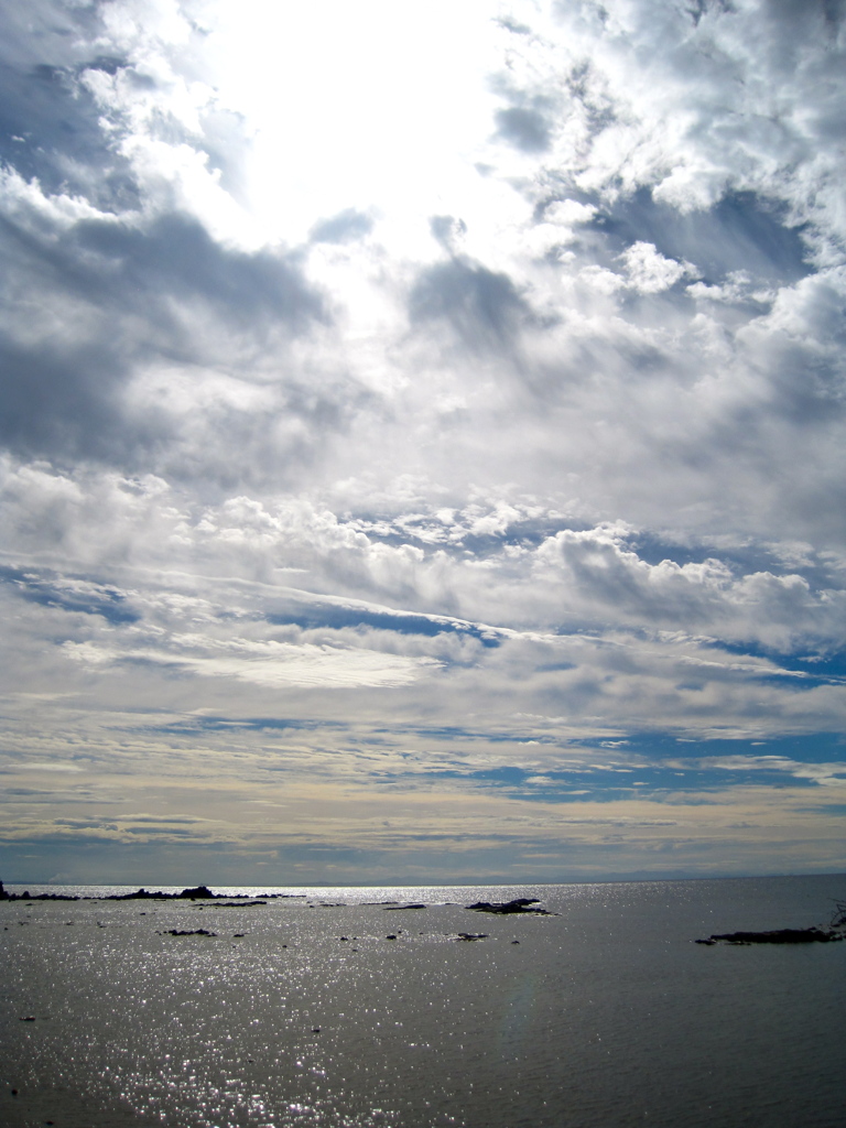 雲の中の太陽