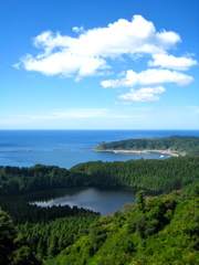 二ノ目潟と海岸