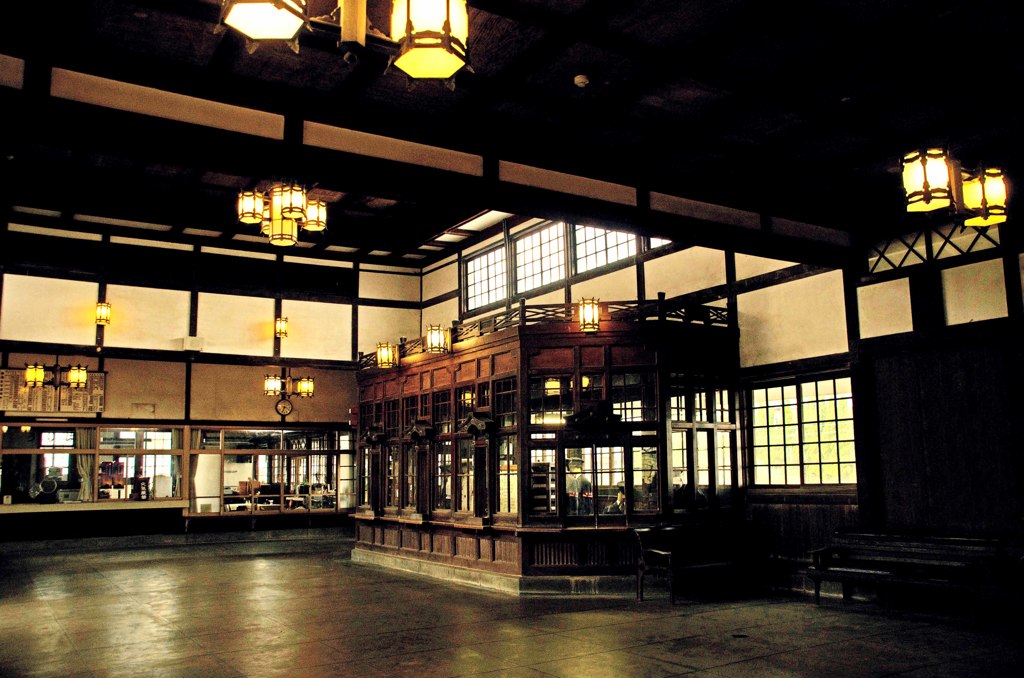 大社駅にて2