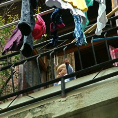 Shanghai　テラスの幼児