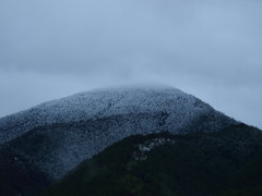 石鎚山の雪