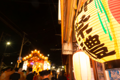 祭りの灯り