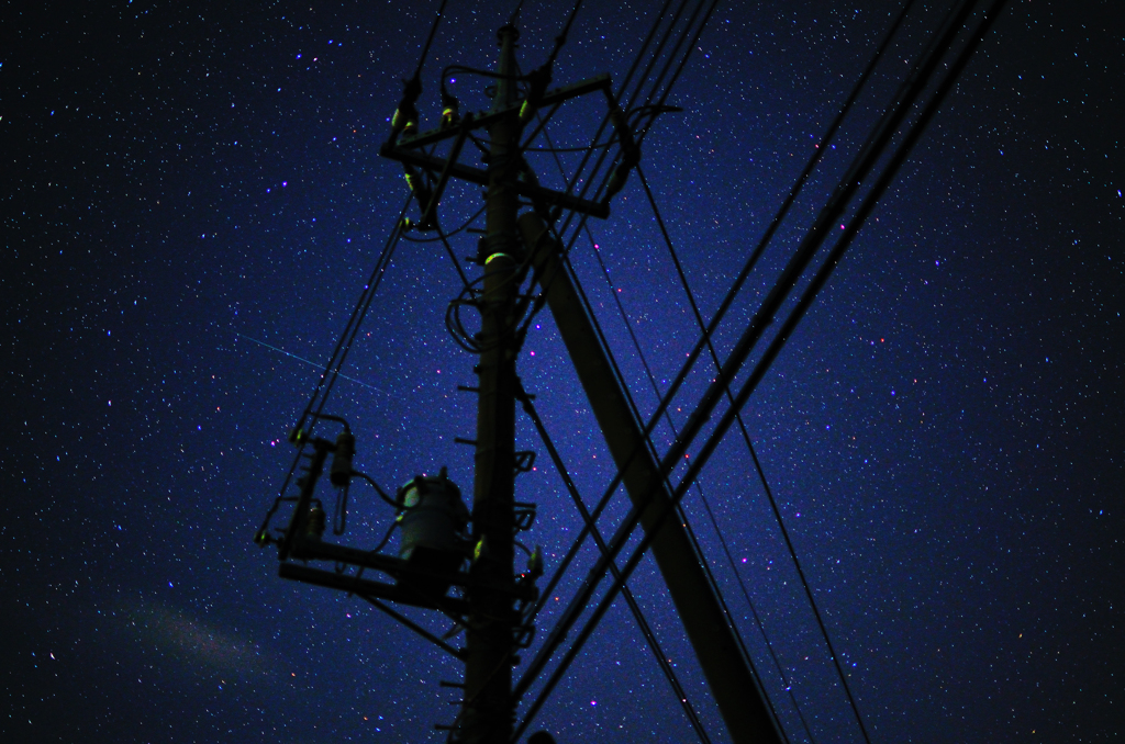 偶然の流れ星