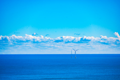 空と海を独り占め