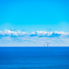 空と海を独り占め