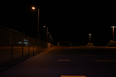 夜の埠頭