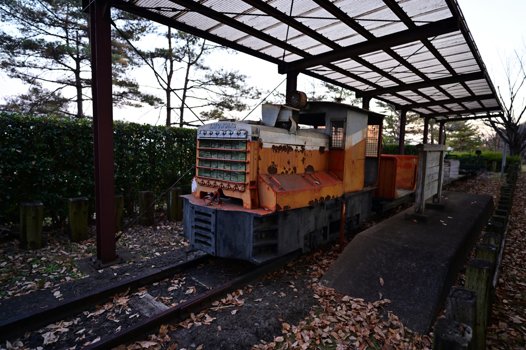 公園のトロッコ