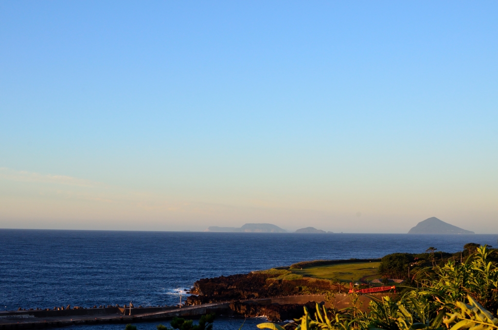 目覚める伊豆大島