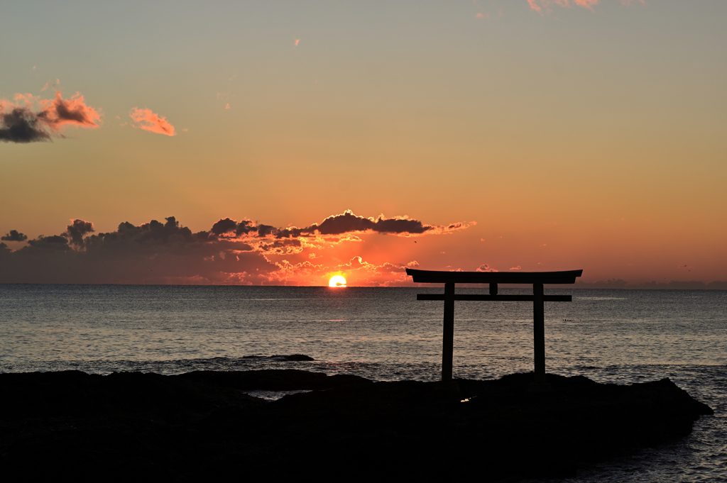 大洗の日の出