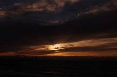 夕暮れ