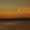 常滑　夕日