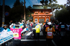 京都マラソン2014 ～16km付近☆今宮神社～