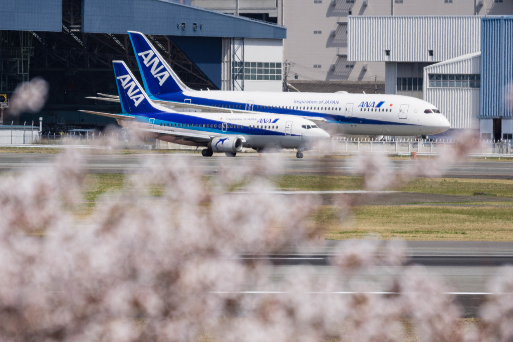 春の伊丹空港