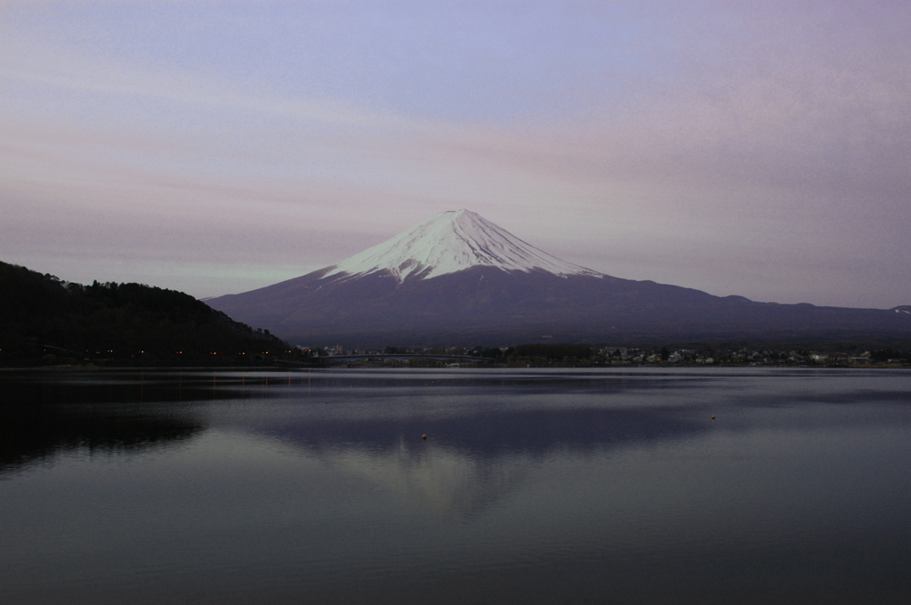 河口湖より