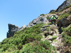 北上山地の鶏頭山