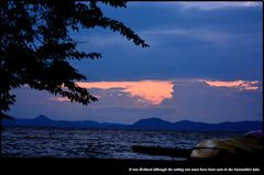 猪苗代湖の夏　五　～微妙な夕景～