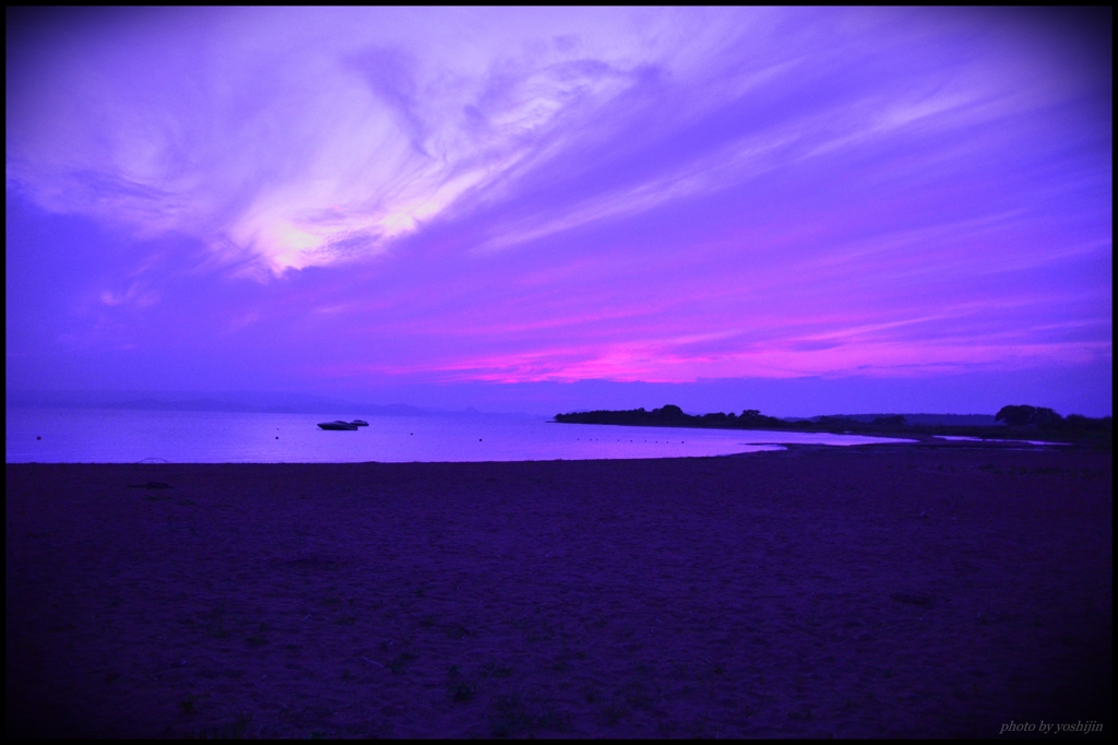 猪苗代湖の夕景　五　～　そして誰も居なくなりました…　～　