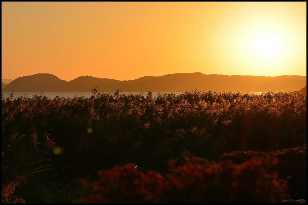 Evening glow of Inawashiro II