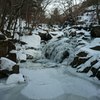 厳冬山鶏滝　２