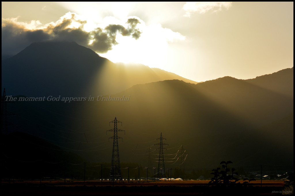 The shower of the light of God 　２