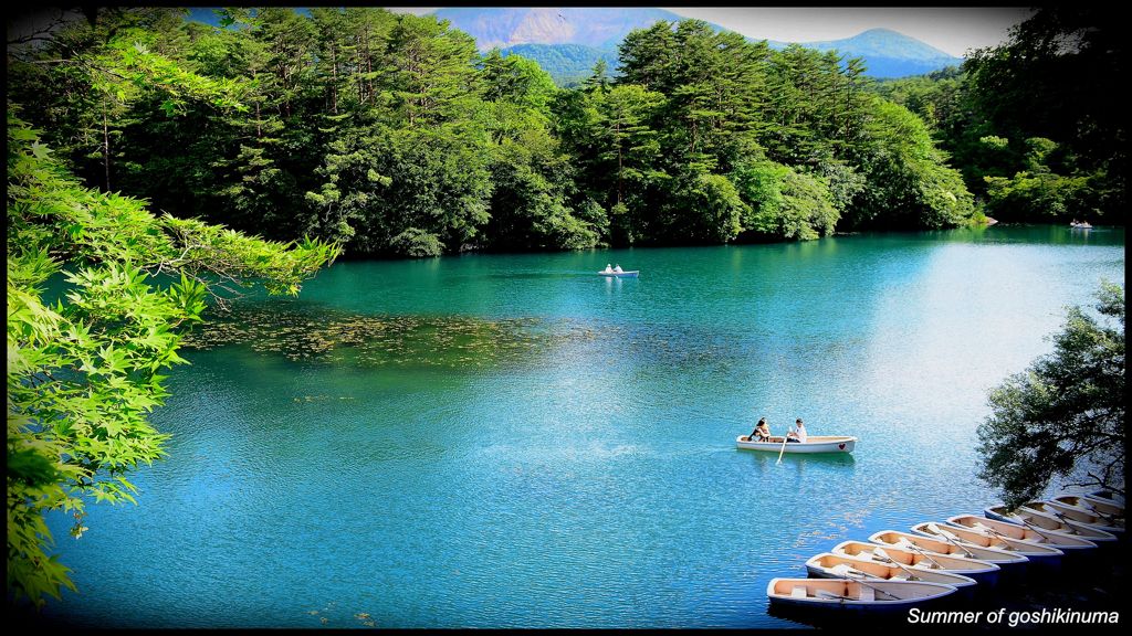 五色沼の夏　