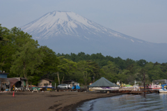 山中湖より
