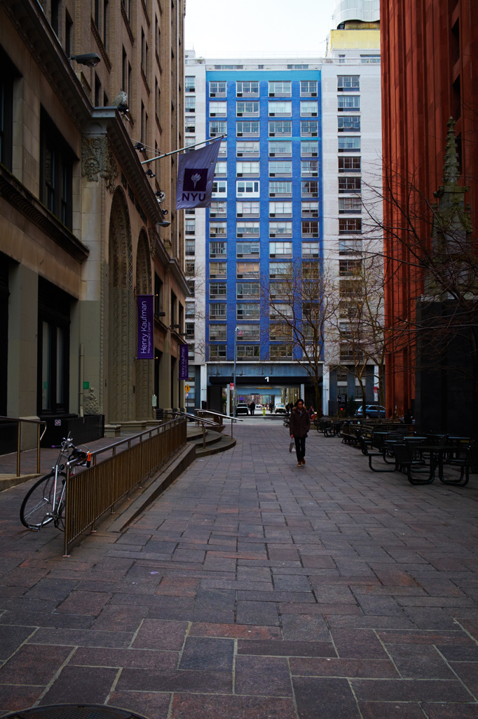 Blue building