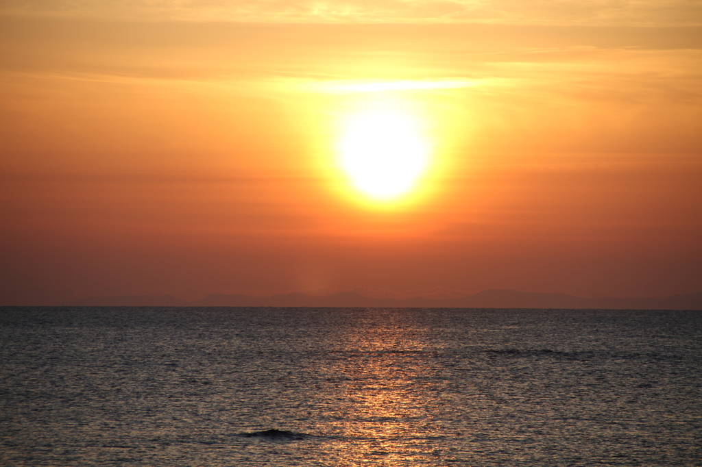 沈む太陽