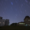 星空の輝く天文台の下の下で