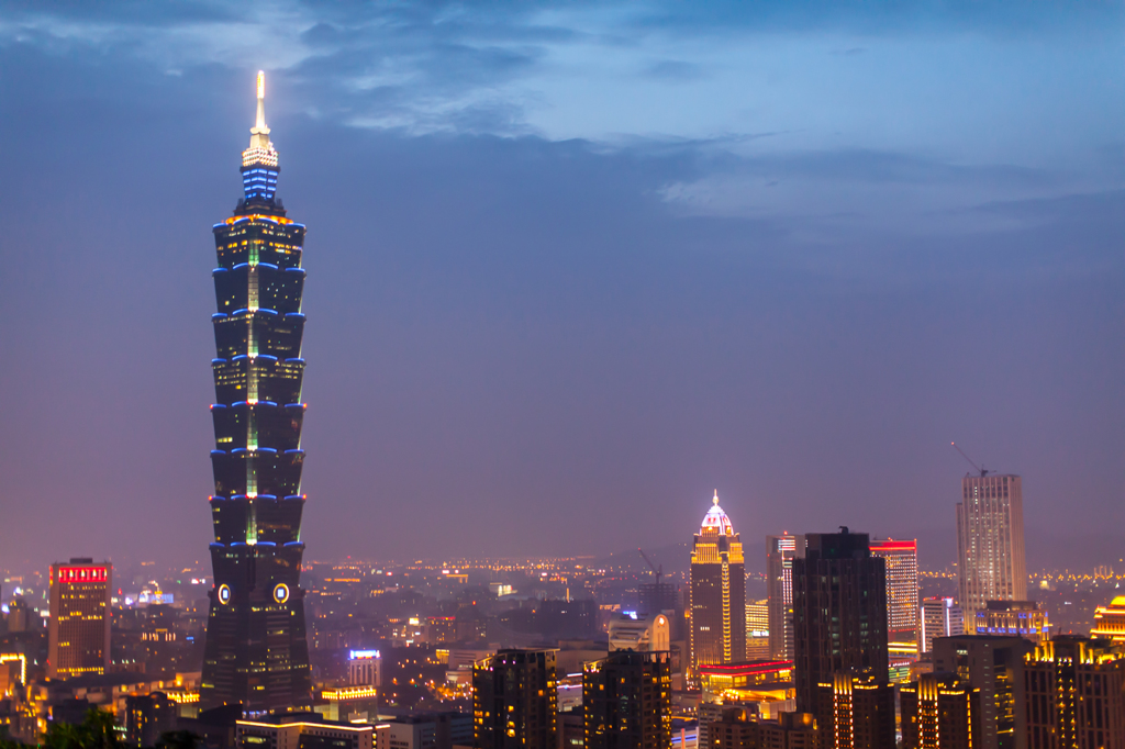 台北101の夕景