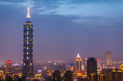 台北101の夕景