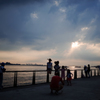 台湾の夕日