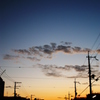住宅街の夕焼け
