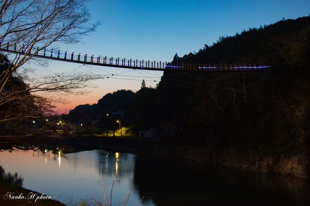 立神峡夕景-2