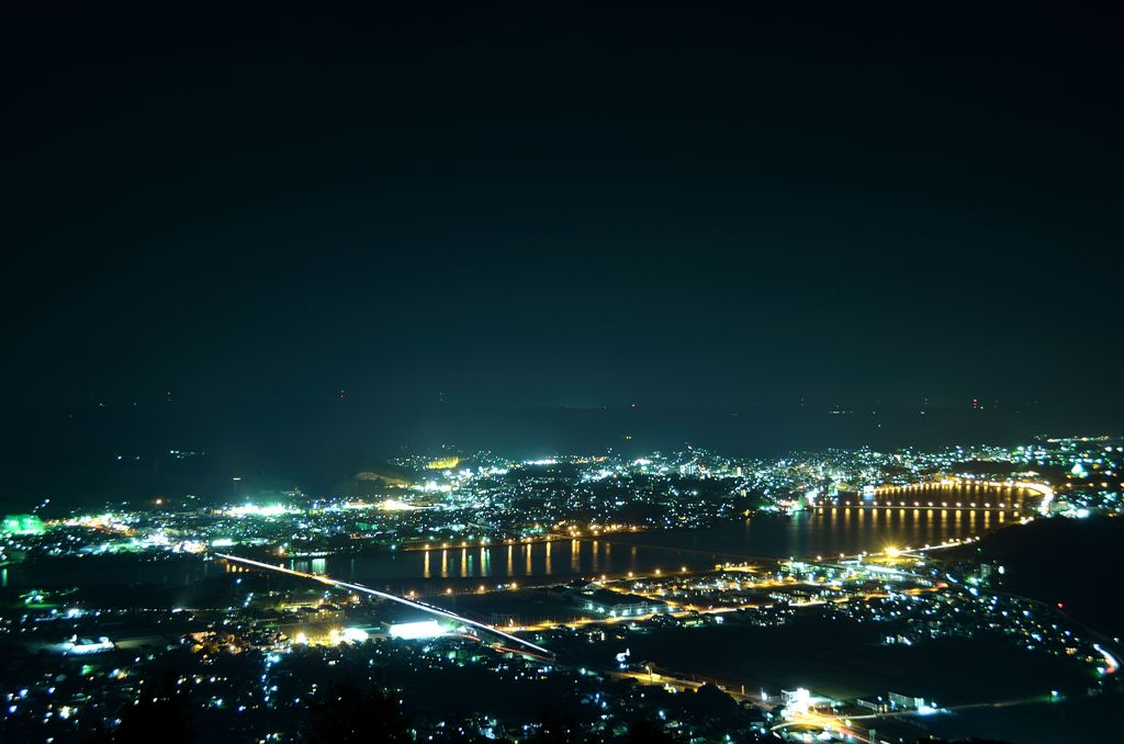 鏡山の夜景 By Amanta Id 写真共有サイト Photohito