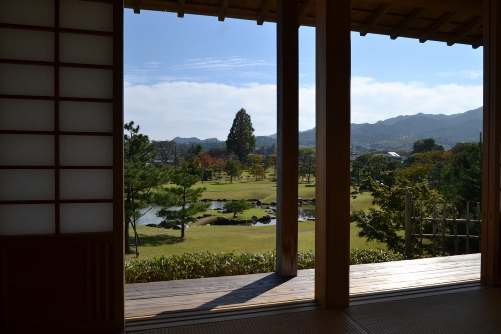 茶屋の眺め