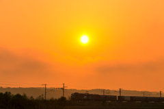 霞夕日 I