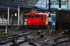 ２番線に入線ですね